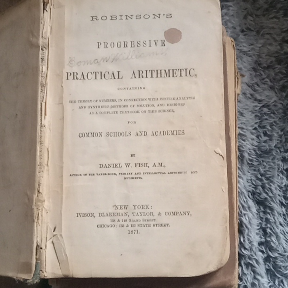 1871 school book